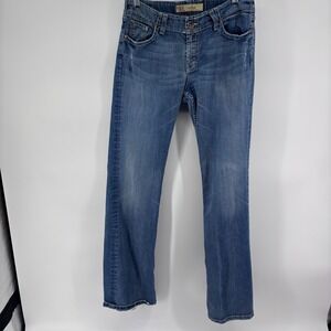 BKE Denim Wendi Distressed Bootcut Jeans‎ Womens Medium Wash  29x33.5